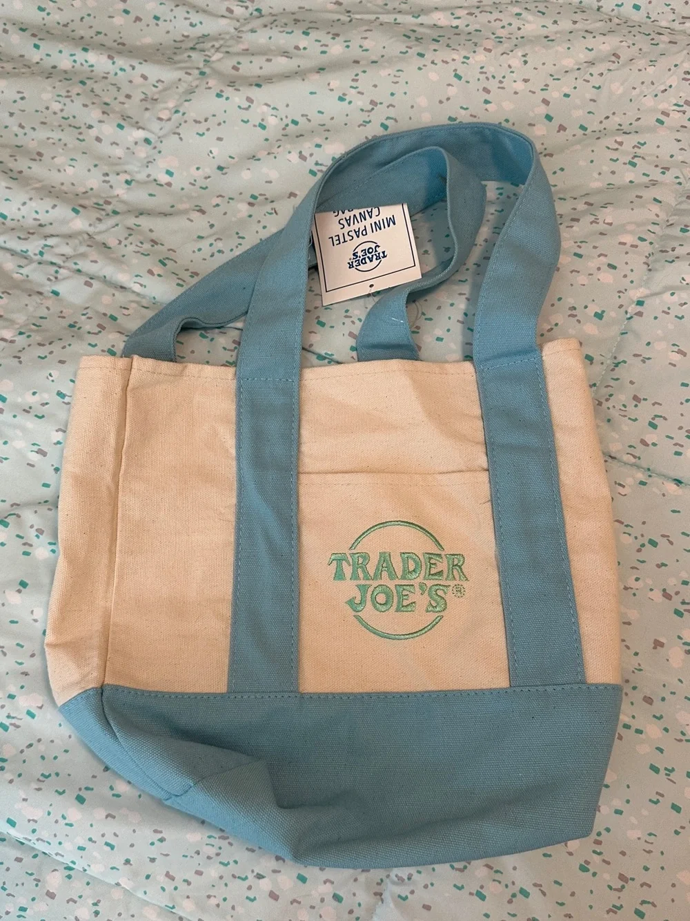 Trader Joe’s Canvas Mini Tote Bags